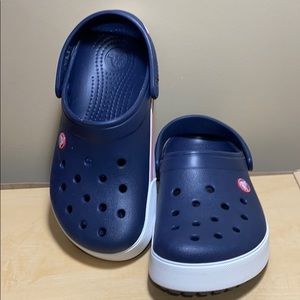 Red-White-Blue Crocs